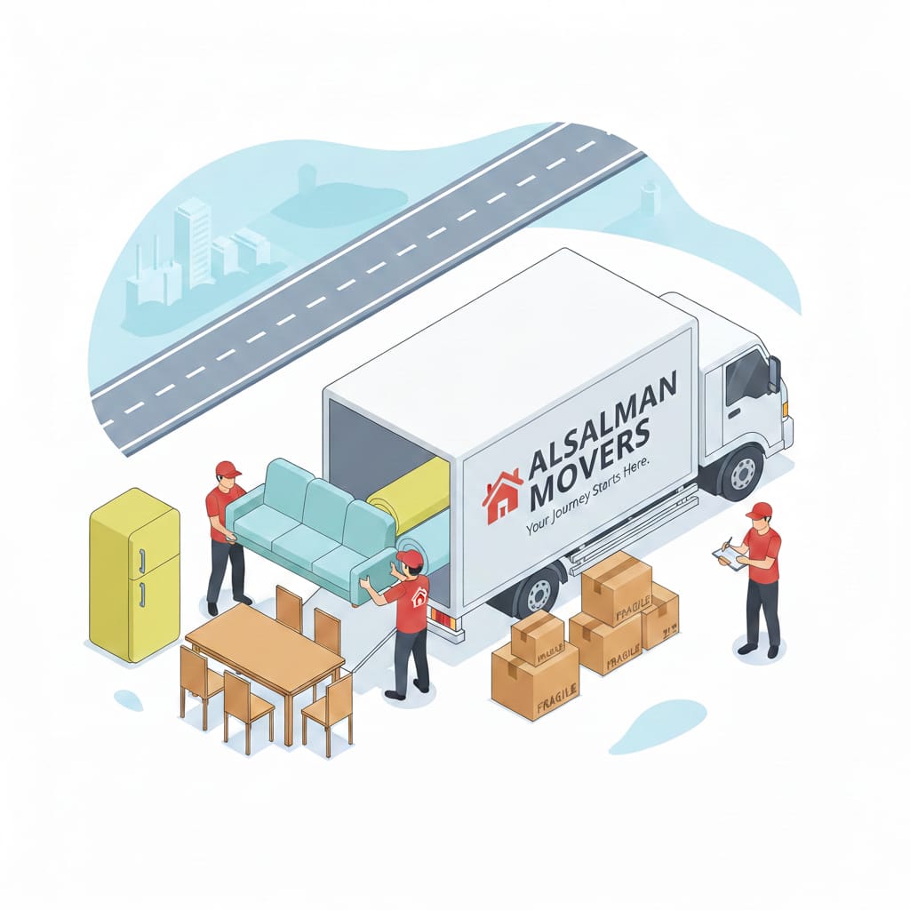 Long Distance Home Relocation Services Alsalman movers